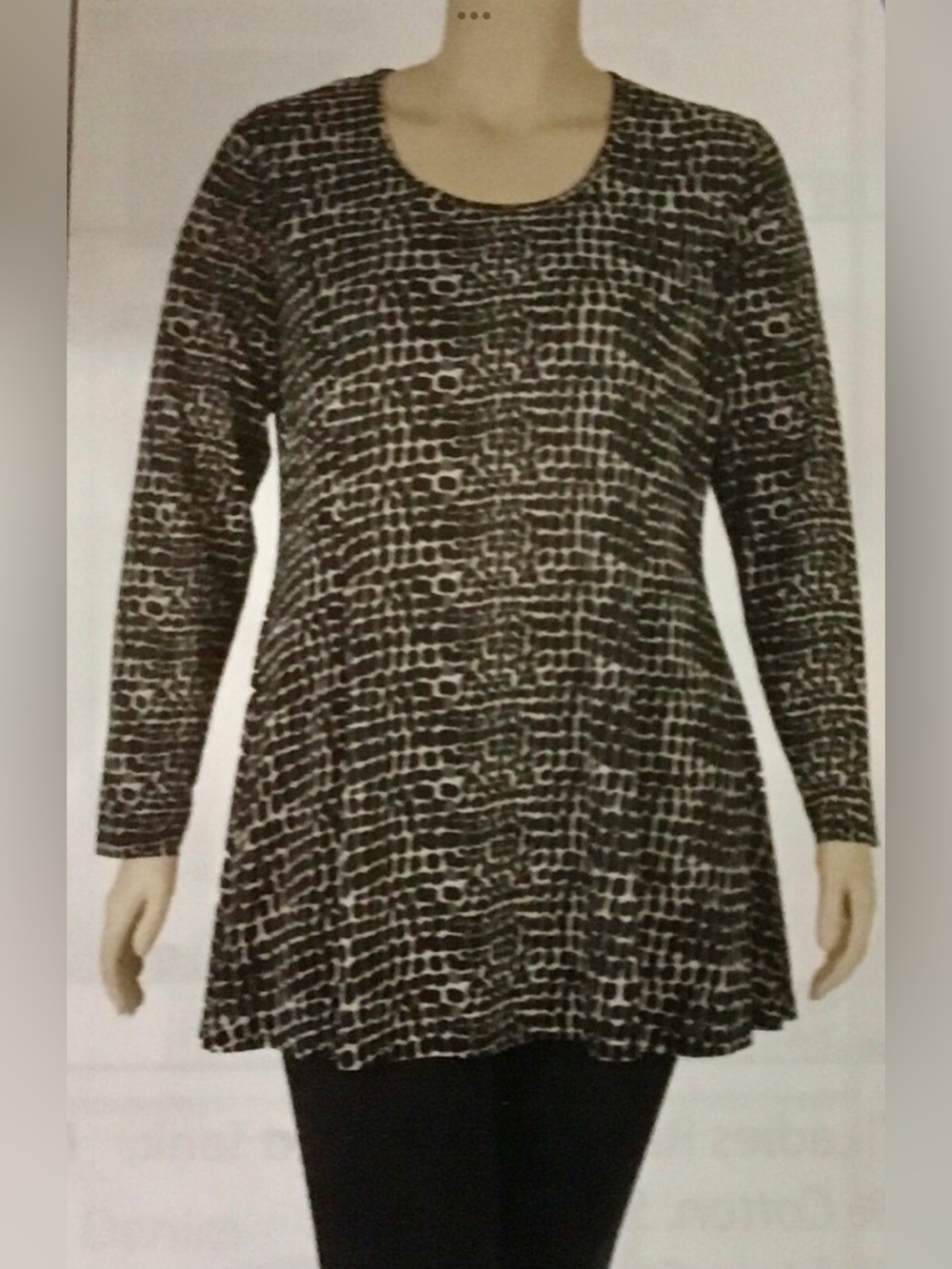 DKR Apparel Long sleeve Princess Cut Tunic
